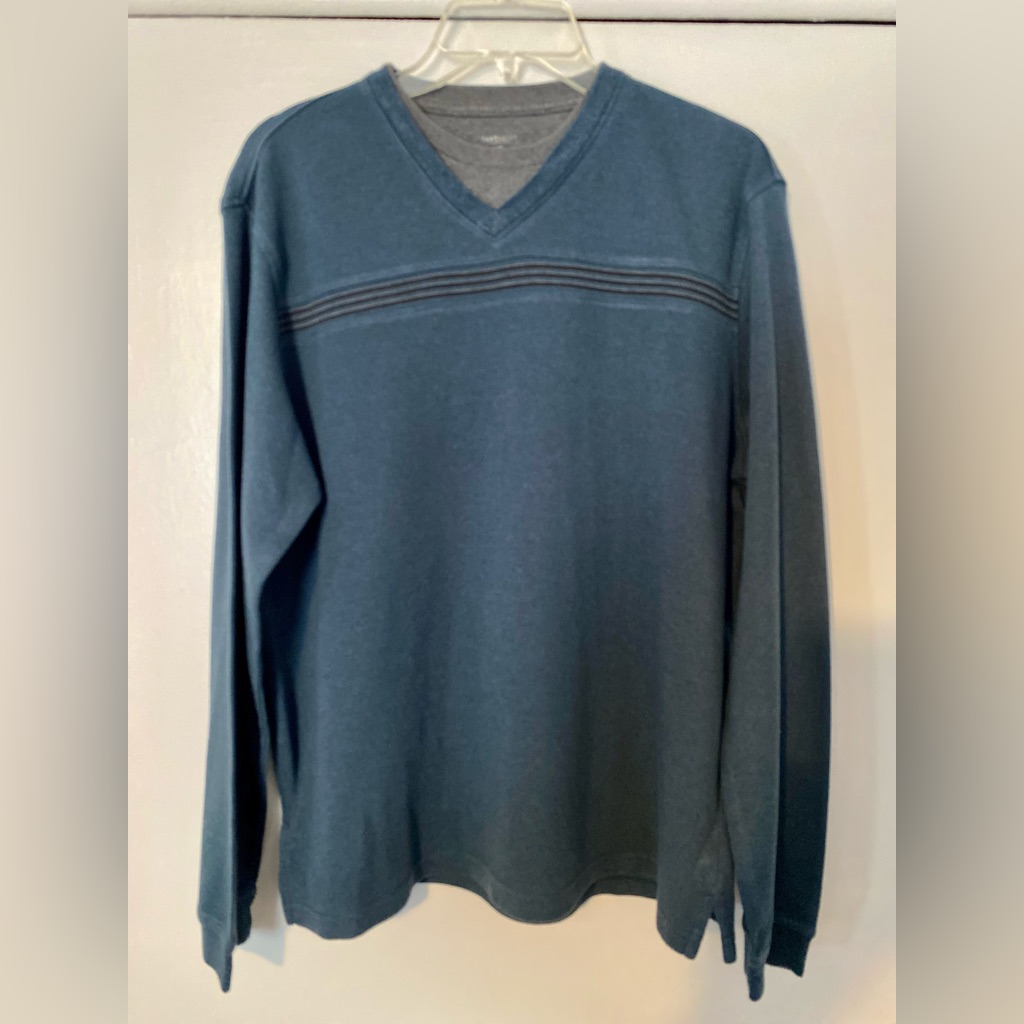 Mens Van Heusen Brand Shirt Size Large 54 Cotton 46 Polyester